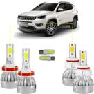 Kit Ultra Led Milha E Drl Compass 2017/21 20000lm Canceller