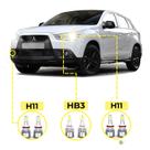 Kit Ultra Led Mitsubishi Asx 2010/2013 20000lúmens 6500k