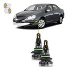 Kit Ultra Led Nano 30000Lm Vw Jetta 2007/2010 Milha 6500K