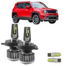 Kit ultra led nano jeep renegade 2016/2021 30000 lúmens 6500k (h4) - canceller Kit ultra led nano jeep renegade 2016/2021 30000 lúmens 6500k (h4) - canceller