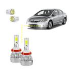 Kit Ultra Led New Civic 2007/2011 Farol Baixo 20000 lúmens