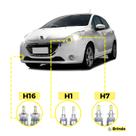 Kit ultra led peugeot 208 2013/2016 20000 lúmens 6500k