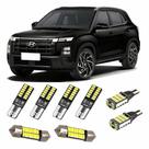 Kit Ultra Led Premium Internas Placa Hyundai Creta 2025 2026