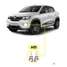 Kit Ultra LED Renault Kwid 2017/22 20000 Lúmens 6500K Milha