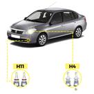 Kit Ultra LED Renault Symbol 2009/2013 20000 Lúmens 6500K