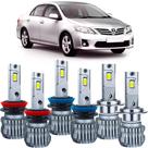 Kit Ultra Led Slim 6000k Corolla 2009 a 2014