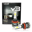 Kit Ultra Led Super Branca 6500k 22000 Lumens H11 PAR LÂMPADA NANO Y3 C/ COOLER 12V 36W