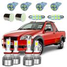 Kit Ultra Led Top Strada Working Farol Alto Baixo Milha