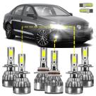 Kit Ultra Led Vw Jetta 06/20 Canceller Anti Erro 20000 Lúmen