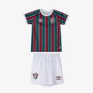 Kit Umbro Fluminense I 2023 Infantil - Verde/Bordô/Branco