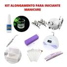 Kit Unha Gel Completo Fibra Iniciantes Alongamento Oferta