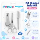 Kit Unha Higiene Manicure Bebê 3 Peças Pimpolho Enxoval Baby Kit Unha Higiene Manicure Bebê 3 Peças Pimpolho Enxoval Baby