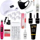 Kit Unha Polygel Poligel Completo Profissional Moldes F1 SP41