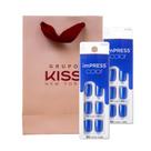 Kit Unha Postiça Autocolante imPRESS Color Deep Ocean 2 unid - Kiss New York