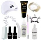 Kit Unhas Acrigel Polygel Unha de Gel+Cabine+Pincel Espatula A4