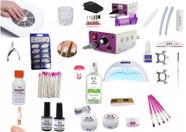Kit Unhas Manicure Gel Acrigel Cabine Led Sugado Motor Completo - New Earth - NE