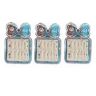 Kit Unhas Postiças Branco Francesinha Brilhante