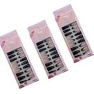 Kit Unhas Postiças Decoradas Pretinho Básico