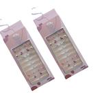 Kit Unhas Postiças Delicadas Borboletas