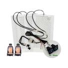 Kit Universal De Aquecedor De Assento Para Carro 100W, 2 Assentos, Almofadas De Aquecimento Em Fibra