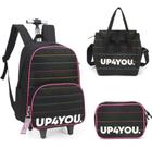 Kit UP4YOU mochila escolar UP4YOU 2 rodas