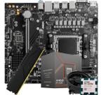 Kit Upgrade Amd AM5 Ryzen 5 8500g, Placa Mãe A620m, Memoria Ddr5 16gb DDR5