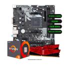 Kit Upgrade AMD Ryzen 5 4600G Vega 7 Placa Mãe A520 Memória Ram 16GB DDR4