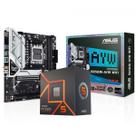 Kit Upgrade AMD Ryzen 5 8600G Placa mãe Asus B650M-AYW WIFI Chipset B650