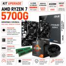 Kit Upgrade Amd Ryzen 7 5700g + A520m + 16gb 3200mhz Preto Kit Upgrade Amd Ryzen 7 5700g + A520m + 16gb 3200mhz Preto