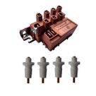 Kit Usina De Ignição E 4 Eletrodos Fogão Continental Ng Kit Usina De Ignição E 4 Eletrodos Fogão Continental Ng