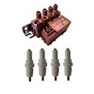 Kit Usina Ignição e 4 Eletrodos Fogões Continental Perfetto Kit Usina Ignição e 4 Eletrodos Fogões Continental Perfetto