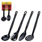 Kit utensílios cozinha 4 peças antiaderente show não gruda Kit utensílios cozinha 4 peças antiaderente show não gruda
