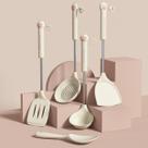 Kit Utensílios Cozinha 5 Peças Em Silicone E Aço Inoxidável