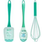Kit Utensílios Cozinha Espátula Colher Fue Verde Decorados Kit Utensílios Cozinha Espátula Colher Fue Verde Decorados