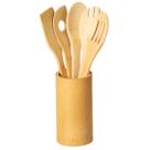 Kit Utensílios de Bambú 6 pçs 100% Bambú Natural Paramount Kit Utensílios de Bambú 6 pçs 100% Bambú Natural Paramount