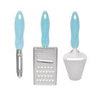 Kit Utensílios de Cozinha Linha Luxo 3 Peças Inox Cozinha