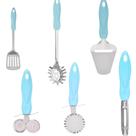Kit Utensílios de Cozinha Linha Luxo 6 Peças Inox Cozinha - Univendas Kit Utensílios de Cozinha Linha Luxo 6 Peças Inox Cozinha - Univendas