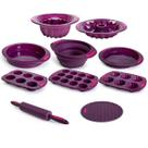 Kit Utensílios em Silicone 10 Peças Moda do Chef