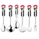 Kit Utensílios Para Cozinha 6 Peças Aço Inox