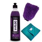 Kit V-FLOC Vonixx + Toalha Microfibra + Luva detalhamento