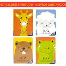 Kit Valores e Virtudes - 4 Livros Cartonados