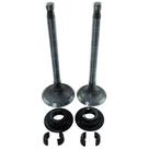 Kit Válvula de Admissão e Escape Yanmar YT22 Tramontini TR22 L24 S1110 S1115 (Par) c/ Prato e Travas