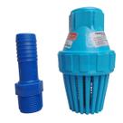 Kit Válvula de Captação De Água Azul PVC + Espigão Polietileno Azul 3/4 de polegada Londribor