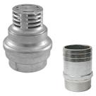 Kit Válvula para Poço de 4" com Mola + Conexão Espigão 4" em Alumínio - Gabitec
