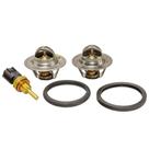 Kit Válvula Termostática + Plug Temperatura Fluence Sentra 2.0 16V Livina Tiida 1.8 16V Xtrail 2.5 16V - MTE Thomson