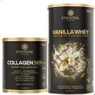 Kit Vanilla Whey Protein 900g + Collagen Skin Limão 330g Essential