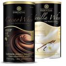 Kit Vanilla Whey Protein + Cacao Whey 450g - Essential
