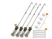 Kit Vara De Suspensão Original Máquina De Lavar Brastemp E Consul + 4 Tirantes Kit Vara De Suspensão Original Máquina De Lavar Brastemp E Consul + 4 Tirantes