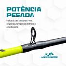 Kit Vara New Tamba + Carretilha Balck Tamba BT11 +Linha Mono