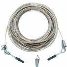Kit varal aço revestido 4mm com 40 metros super resistente